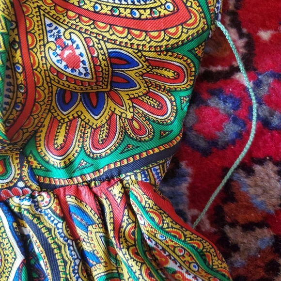 Vintage Leo Narducci 60s Paisley Mini Dress - Picture 12 of 15